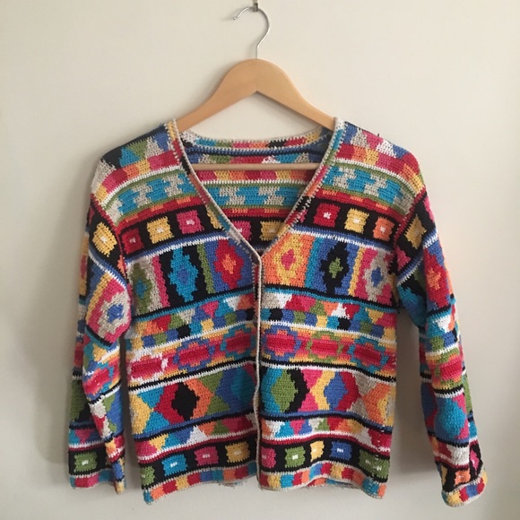 Vintage Sweaters - Vintage Southwestern Jacket